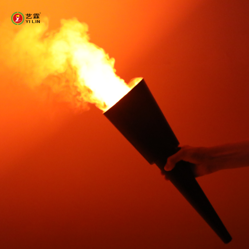 8 XM-TS016 Rechargeable Water Mist Simulated Flame Torch - 图片 2